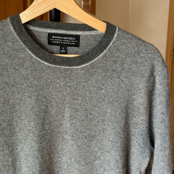 Banana Republic Scottish Cashmere By Todd & Duncan Small Men’s Cozy Sweater C3 - Picture 6 of 12